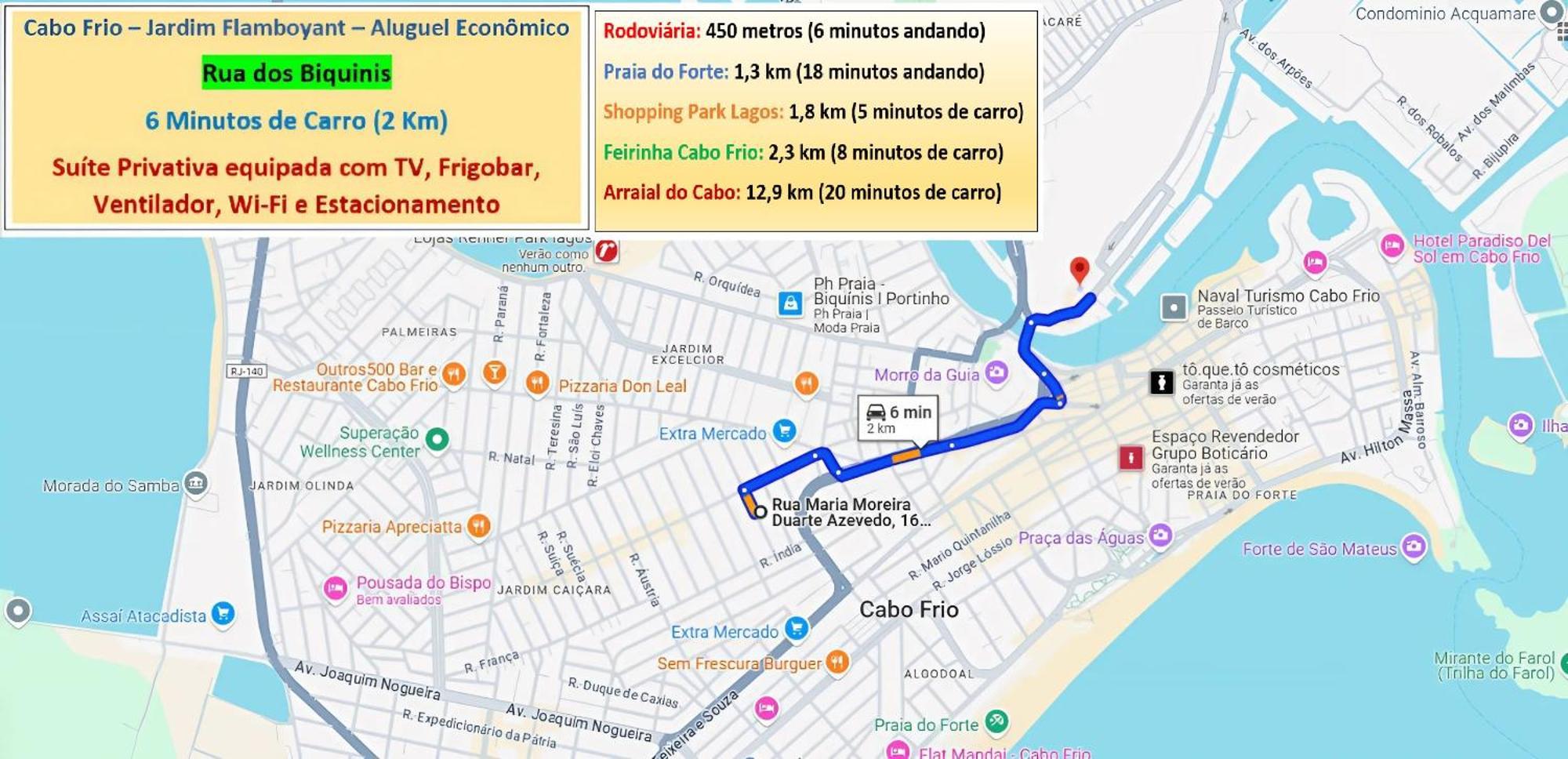 Cabo Frio - Suites - Jardim Flamboyant - Aluguel Economico מראה חיצוני תמונה