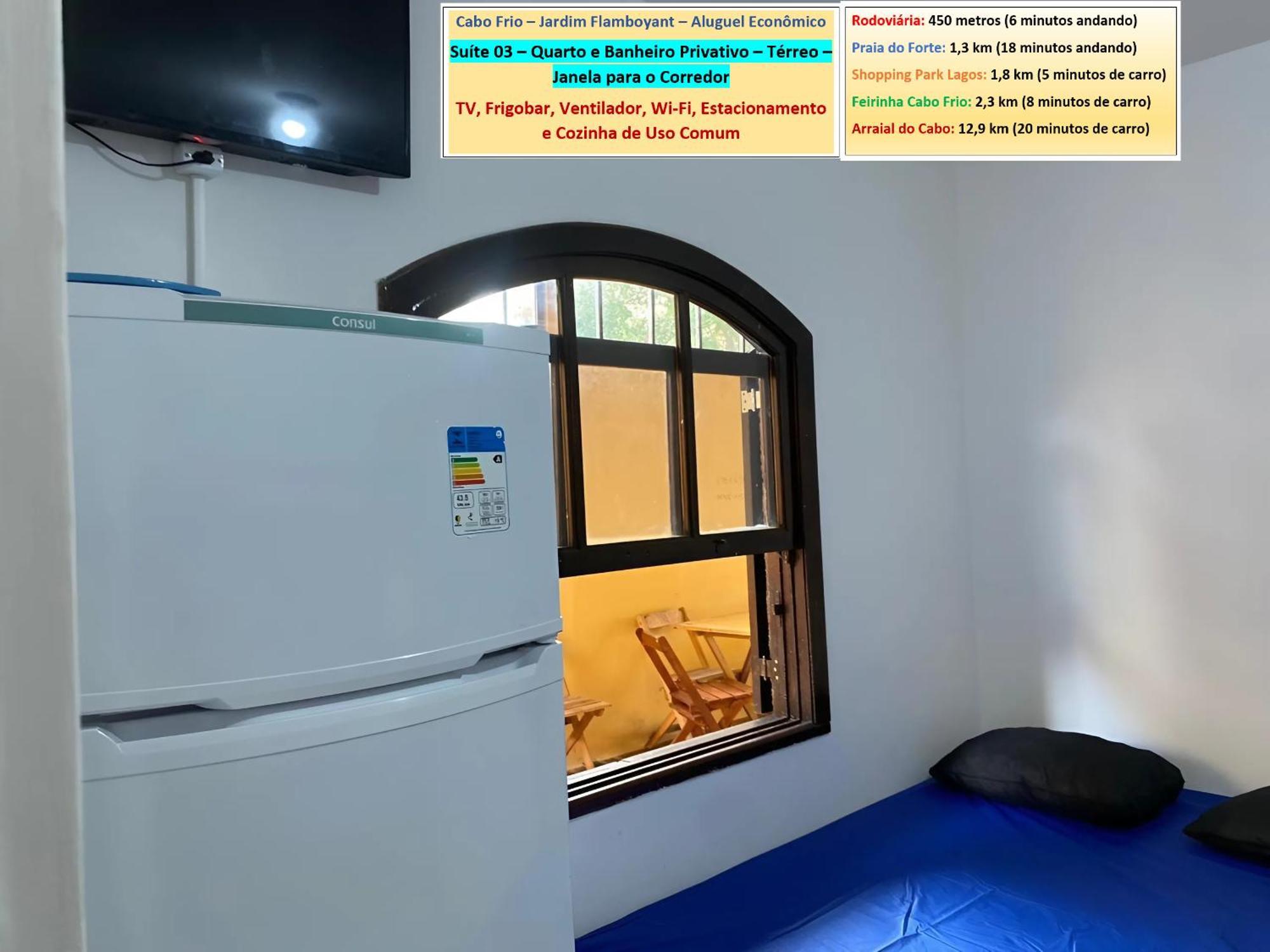 Cabo Frio - Suites - Jardim Flamboyant - Aluguel Economico מראה חיצוני תמונה