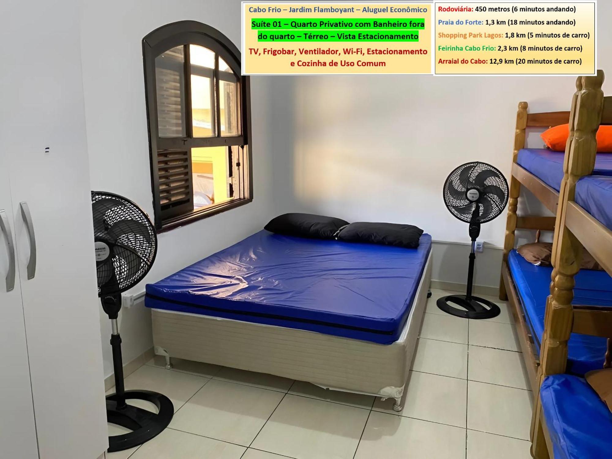 Cabo Frio - Suites - Jardim Flamboyant - Aluguel Economico מראה חיצוני תמונה